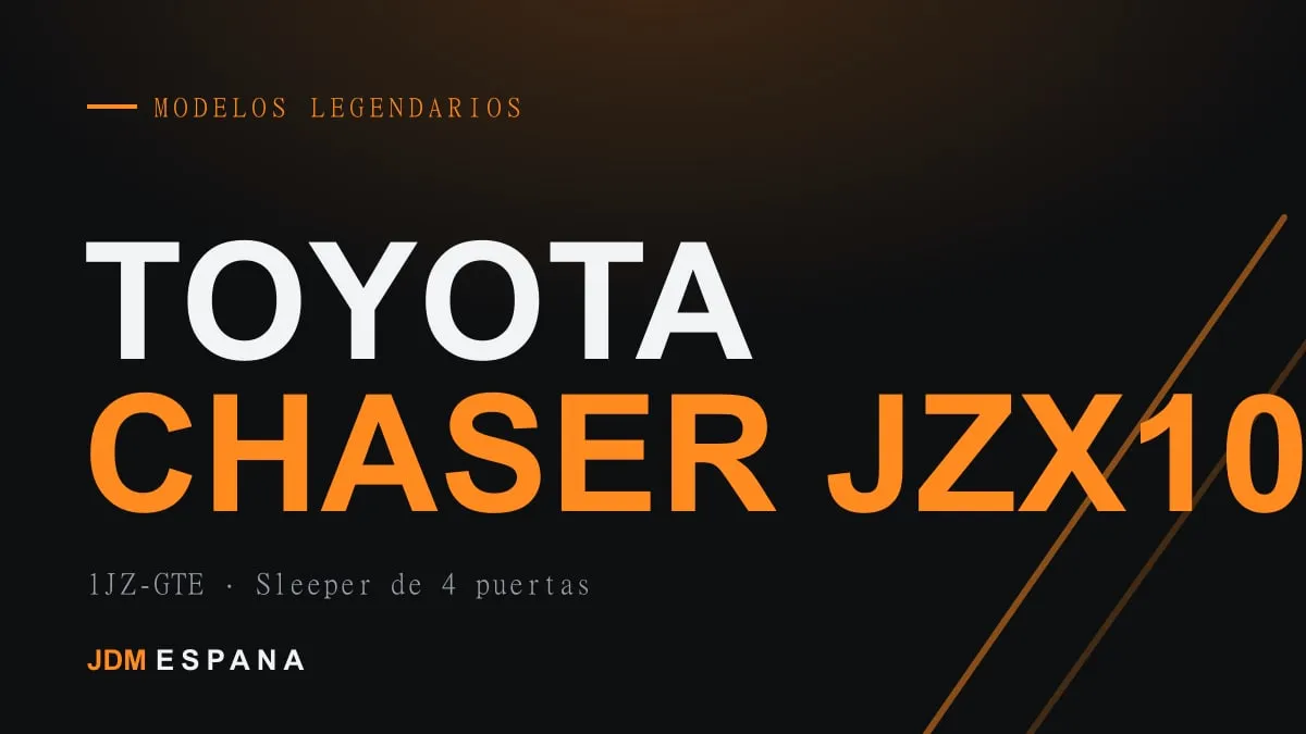 Toyota Chaser JZX100 berlina de cuatro puertas en gris metalizado